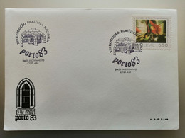 Portugal Cachet Commémoratif Expo Philatelique Porto 1983 Stamp Expo Event Postmark - Flammes & Oblitérations