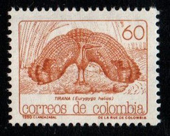A922T-COLOMBIA- 1990 - MNH - MI#:1811 - MNH - " TIRANA " BIRD - EURYPYGAHELIAS - Colombia