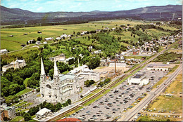 Canada Ste Anne De Beaupre Aerial View Of The Basilica - Ste. Anne De Beaupré