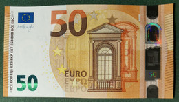 50 EURO SPAIN 2017 DRAGHI V013A2 VB SC FDS UNCIRCULATED PERFECT - 50 Euro