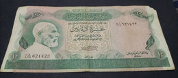 LIBYA ,10 DINARS , ND 1980 . P-46a - Libia