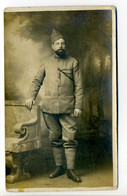 Carte Photo Militaria Guerre 14-18 - Soldat 101e - Photo Gabriel à Melun - Uniformen