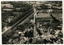 Evran - Vue Aérienne Du Centre Et Le Canal - Evran