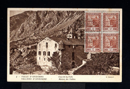 10837-SPANISH ANDORRE-OLD POSTCARD ANDORRA.1937.WWII. ANDORRE.POSTKARTE.carte Postale - Briefe U. Dokumente