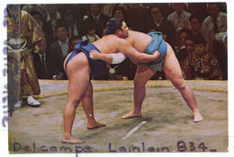 - Japan - SUMO - Cachet TOKIO - National Sport, écrite, 1966? Grand Format, Coins Ok, TTBE, Scans. - Tokio