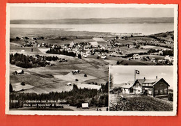 ZQD-37  Gasthaus Zur Hohen Buche Blick Auf Speicher Und Bodensee.  Gelaufen Foto Gross - Speicher