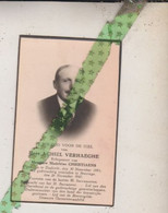 Achiel Verhaeghe-Christiaens, Dadizele 1891, Boezinge 1947. Gewezen Gemeenteraadslid; Foto - Overlijden