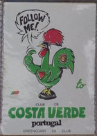 Portugal -  QSL Club CB Costa Verde Greencoast - Galo Barcelos - CB