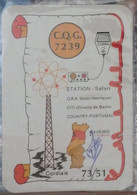 Portugal -  QSL CQG 7239 Cobra - Station Safari - Oliveira Do Bairro - CB