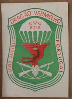 Portugal - QSL Dragão Vermelho CGQ 8215 - 3800 Aveiro - Paraquedistas - CB