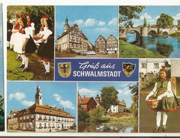 CPSM , Allemagne , Grûb  Aus Schwalmstadt, Multi-Vues, Ed. Schôning & Co , 1966 - Schwalmstadt