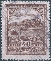 Hungary 1926 Revenue Stamps Fiscal Tax,40 Filler,Obliterated - Steuermarken