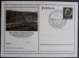 DR Ganzsache P236 // DV 37-92-1-B7 Mit Sonderstempel,"Lernt Deutschland Kennen" -- Weinort Ernst (34-GAE) - Stamped Stationery