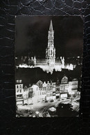 Li-122 /   Bruxelles  Commune  Bruxelles-ville, Vue D'ensemble De La Ville / Circulé 1958 - Bruselas La Noche