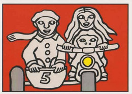Cpm 1741/275 ERGON - Couple Avec Enfant En Side-car - Motard - Moto - Motocycle - Motocyclette - Illustrateur - Ergon