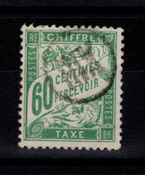 Rare - Taxe YV 38 Avec Obliteration Bureau Central Du 13eme Arrondissement ( Jour De L'An ? ) - 1859-1959 Usati