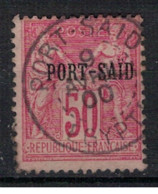 PORT SAID         N°  YVERT  15  (1)    OBLITERE       ( Ob 9 / 50 ) - Used Stamps