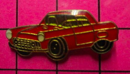 815c Pin's Pins / Beau Et Rare / THEME : AUTOMOBILES / PETITE VOITURE ROUGE FORD MUSTANG ANNEES 60 ? - Ford