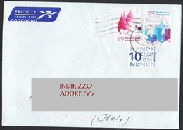 Nederland Netherlands Italia 2005 Christmas Kerst Natale Noel Weihnachten LET00210 - Cartas & Documentos