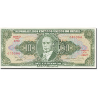 Billet, Brésil, 1 Centavo On 10 Cruzeiros, Undated (1966-1967), KM:183b, SPL - Brésil