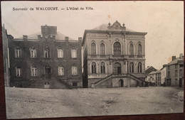 Cpa, Souvenir De Walcourt, L'Hôtel De Ville, (éd Sylvain Lagouge, Photographe à Thuin), Non écrite, BE - Walcourt