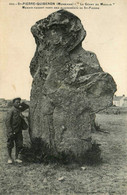 St Pierre Quiberon * Le Géant Du Moulin * Menhir Des Alignements * Thème Pierre Monolithe Mégalithe Dolmen - Quiberon