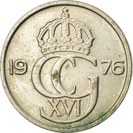 Monnaie, Suède, Carl XVI Gustaf, 50 Öre, 1976, TTB, Copper-nickel, KM:855 - Sweden