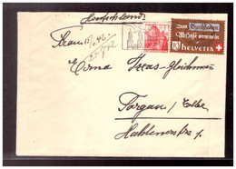 Schweiz (022517) Brief Mit OKW Zensur Gelaufen Zürich Nach Torgau Am 15.6.1942 - Storia Postale