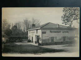 RIORGES                    RESTAURANT LETANG - Riorges