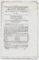 Bulletin Des Lois 61 1848 Hauteur Des Façades Des Bâtiments à Paris/Traitement Militaires Retraités/Gendarmerie Langres - Decreti & Leggi