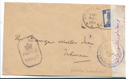 BI104 / Brit. INDIEN - 1942  Mit Indischer Und Persischer Zensur - 1936-47 Roi Georges VI