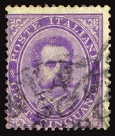 ITALY ITALIA REGNO 1879 50 CENT. (Sass. 42) USATO OFFERTA! - Oblitérés