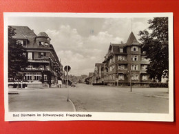 AK Bad Dürrheim Schwarzwald Friedrichsstraße 1952 Sonderstempel - Bad Duerrheim