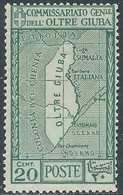 1926 OLTRE GIUBA ANNESSIONE 20 CENT MNH ** - P19-8 - Oltre Giuba