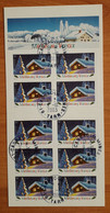 2001 Bande Carnet Oblitérés MEILLEURS VOEUX BC34 Ou BC3534A Timbres Autoadhésifs - Adhesive Stamps