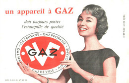 G G/Buvard Gaz (N= 6) 1/11 - Electricité & Gaz