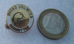 BROCHE / EPINGLETTE  DUCKS UNLIMITED COMMITTEE CANARD - Andere & Zonder Classificatie