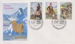 Enveloppe  FDC  1er  Jour   ANDORRE    Costumes  Traditionnels   1979 - Sonstige & Ohne Zuordnung