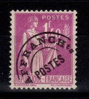 Preoblitere Paix YV 77 N* Cote 10 Euros - 1893-1947