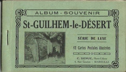 CARNET Complet De 12 Cartes Postales Anciennes De ST-GUILHEM-LE-DESERT. - Altri Comuni