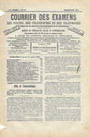 Courrier Des Examens Des Postes Manuel De Préparation Fonctionnaires Professeurs - N°21 Du 30 Juillet1919 - - Documents Historiques