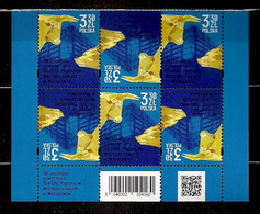 POLAND 2021 - 30th ANNIVERSARY Of THE FOUNDATION Of SECURITIES EXCHANGE In WARSAW Tete-beche BLOCK Of 6 N MNH - Unused Stamps