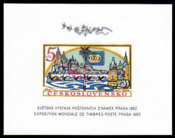 CZECHOSLOVAKIA 1962 PRAGA 1962 Philatelic Exhibition Imperforate Block MNH / **.  Michel Block 18B - Blocks & Sheetlets