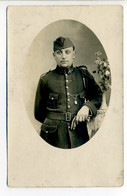 Carte Photo  Militaria -  Soldat 3 ème Régiment - Weltkrieg 1914-18