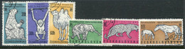 CZECHOSLOVAKIA 1962 Zoo Animals Used.  Michel 1335-40 - Oblitérés