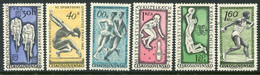 CZECHOSLOVAKIA 1962 Sports Championships MNH / **.  Michel 1315-20 - Neufs