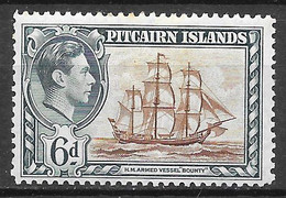 Bateau - Pitcairn N°6 6p Voilier Bounty 1940 * - Boten