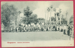 Singapore Chinese Procession No 156 _CPA_Vintage_(n°PCard392) - Singapore
