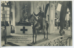 CPA 21 DIJON Exposition De Trophées De Guerre  1915 Palais Etats De Bourgogne Cavalier à Cheval Croix Rouge Peu Commune - War 1914-18