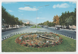 IRAN,SHIRAZ FLOWER CLOCK ,,POSTCARD - Iran